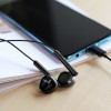  HOCO M65 Special sound Type-C wire control earphones  - Zk -    ,   