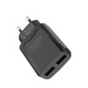  2 USB 2400mAh  HOCO C52A  - Zk -    ,   