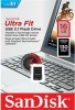 USB   16 Gb SanDisk Cruzer Ultra Fit USB3.1 SDCZ430-016G-G46 - Zk -    ,   