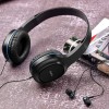  /  HOCO W24 Enlighten headphones with mic set / - Zk -    ,   