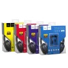  /  HOCO W24 Enlighten headphones with mic set / - Zk -    ,   