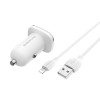  2USB 2400 mAh BOROFONE BZ12 Lasting power double port +  iPhone Lightning  - Zk -    ,   