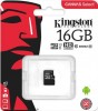   MicroSDHC 16 Gb Kingston class 10 80Mb/s / Canvas Select/UHS-IU1/SDCS/16GBSP/R-80Mb/sW-10Mb/s - Zk -    ,   