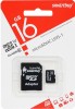   MicroSDHC 16 Gb SmartBuy class 10 LE SB16GBSDCL10-01LE - Zk -    ,   