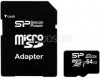   MicroSDXC 64 Gb Silicon Power class 10 100Mb/s Superior Pro A1 /R/W100/80Mb/s/SP064GBSTXDU3V20AB - Zk -    ,   