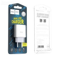  2 USB  2400mAh HOCO C73A    - Zk -    ,   