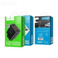  2 USB 2400mAh  HOCO C25A ( )  - Zk -    ,   
