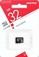   MicroSDHC 32 Gb SmartBuy class 10 LE / SB32GBSDCL10-00LE - Zk -    ,   