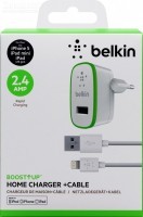  2 USB 2100mAh +  iPhone 5/6/7 Belkin - Zk -    ,   