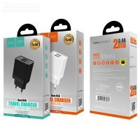  2 USB 3400mAh  HOCO C51A  - Zk -    ,   