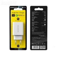  USB 2100mAh  BOROFONE BA21A QC3.0 charger  - Zk -    ,   