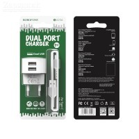  2USB +  Type-C BOROFONE BA23A  - Zk -    ,   