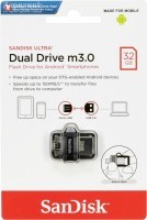 USB   32 Gb SanDisk Dual Drive OTG USB 3.0 USB/MicroUSB - Zk -    ,   