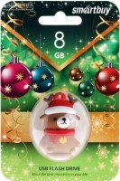USB   8 Gb SmartBuy NY series Caribou SB8GBCaribou - Zk -    ,   
