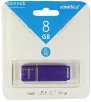 USB   8 Gb SmartBuy Quartz Violet SB8GBQZ-V - Zk -    ,   