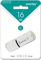 USB   16 Gb SmartBuy Paean White SB16GBPN-W - Zk -    ,   