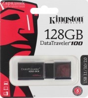 USB  _128 Gb Kingston DataTraveler 100 G3 USB 3.0 / DT100G3/128GB  - Zk -    ,   