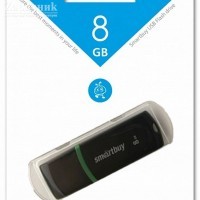USB   8 Gb SmartBuy Paean Black SB8GBPN-K - Zk -    ,   