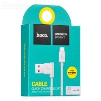 Кабель USB micro USB HOCO белый, 1.2 м - Zарядниk - Всё для сотовых телефонов, аксессуары и ремонт