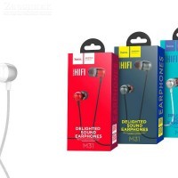  HOCO M31 Delighted sound universal earphones with microphone 3.5  - Zk -    ,   