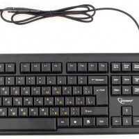Клавиатура проводная Gembird KB-8354U-BL USB черный - Zарядниk - Всё для сотовых телефонов, аксессуары и ремонт