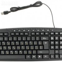 Клавиатура проводная Gembird KB-8340UM-BL черный  - Zарядниk - Всё для сотовых телефонов, аксессуары и ремонт