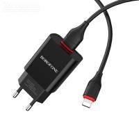  2 USB 2400mAh +  iPhone 5/6/7 BOROFONE BA20A  - Zk -    ,   