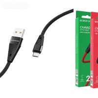Кабель USB micro USB BOROFONE BU10 (черный) 1 метр - Zарядниk - Всё для сотовых телефонов, аксессуары и ремонт
