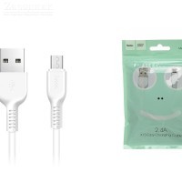Кабель USB micro USB HOCO X13  (белый) 1 метр - Zарядниk - Всё для сотовых телефонов, аксессуары и ремонт