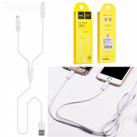 Кабель USB micro USB HOCO X1 (белый) 1 метр (2 штуки в упаковке) - Zарядниk - Всё для сотовых телефонов, аксессуары и ремонт