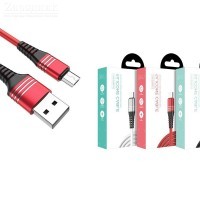 Кабель USB micro USB HOCO U46 (красный) 1 метр - Zарядниk - Всё для сотовых телефонов, аксессуары и ремонт