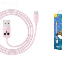 Кабель USB micro USB HOCO KX1 Micro-USB (розовый) 1 метр "Совенок"  - Zарядниk - Всё для сотовых телефонов, аксессуары и ремонт