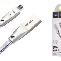 Кабель USB micro USB HOCO U9 (серебристый) 1 метр - Zарядниk - Всё для сотовых телефонов, аксессуары и ремонт
