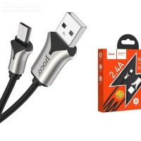 Кабель USB micro USB HOCO U67  (черный) 1 метр - Zарядниk - Всё для сотовых телефонов, аксессуары и ремонт