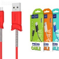 Кабель USB micro USB HOCO X24  (красный) 1 метр - Zарядниk - Всё для сотовых телефонов, аксессуары и ремонт