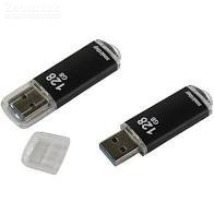 USB  _128 Gb SmartBuy V-Cut Black USB 3.0 - Zk -    ,   