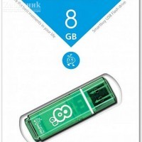 USB   8 Gb SmartBuy Glossy Green SB8GBGS-G - Zk -    ,   