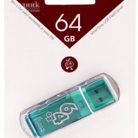 USB   64 Gb SmartBuy Glossy Green - Zk -    ,   