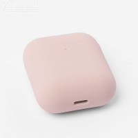 Чехол Soft-Touch для гарнитуры вакуумной беспроводной AirPods розовый песок пластиковый - Zарядниk - Всё для сотовых телефонов, аксессуары и ремонт