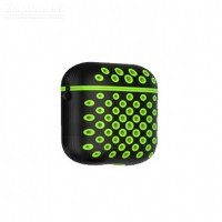 Чехол Soft-Touch для гарнитуры вакуумной беспроводной AirPods черно-зеленый Nike - Zарядниk - Всё для сотовых телефонов, аксессуары и ремонт