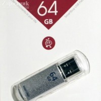 USB   64 Gb SmartBuy V-Cut Silver 3.0 USB 3.0 - Zk -    ,   