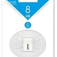 USB   8 Gb SmartBuy LARA White - Zk -    ,   