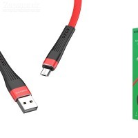 Кабель USB micro USB BOROFONE BU4 (красный) 1 метр - Zарядниk - Всё для сотовых телефонов, аксессуары и ремонт