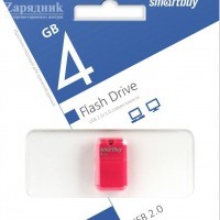 USB флеш накопитель 4 Gb SmartBuy ART Pink SB4GBAP - Zарядниk - Всё для сотовых телефонов, аксессуары и ремонт