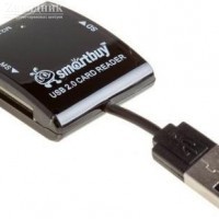 Карт-ридер USB2.0 Reader SmartBuy SBR-713-K - Zарядниk - Всё для сотовых телефонов, аксессуары и ремонт