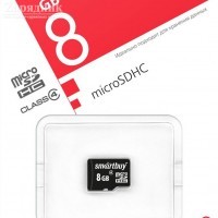   MicroSDHC 8 Gb SmartBuy class 4 / - Zk -    ,   