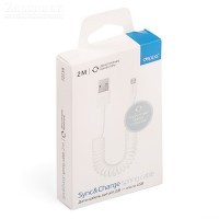 Кабель micro USB Deppa 2м витой (бел.) - Zарядниk - Всё для сотовых телефонов, аксессуары и ремонт