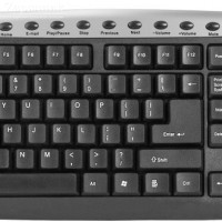 Клавиатура проводная Defender HM-830 RU черный  - Zарядниk - Всё для сотовых телефонов, аксессуары и ремонт