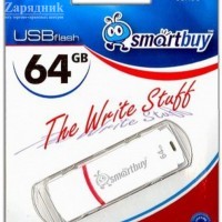USB   64 Gb SmartBuy Crown White - Zk -    ,   