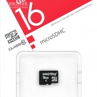   MicroSDHC 16 Gb SmartBuy class 10 LE / - Zk -    ,   